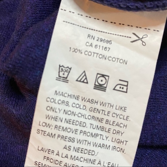 Pendleton Blue Cotton Light Weight Knit Top - Picture 6 of 6